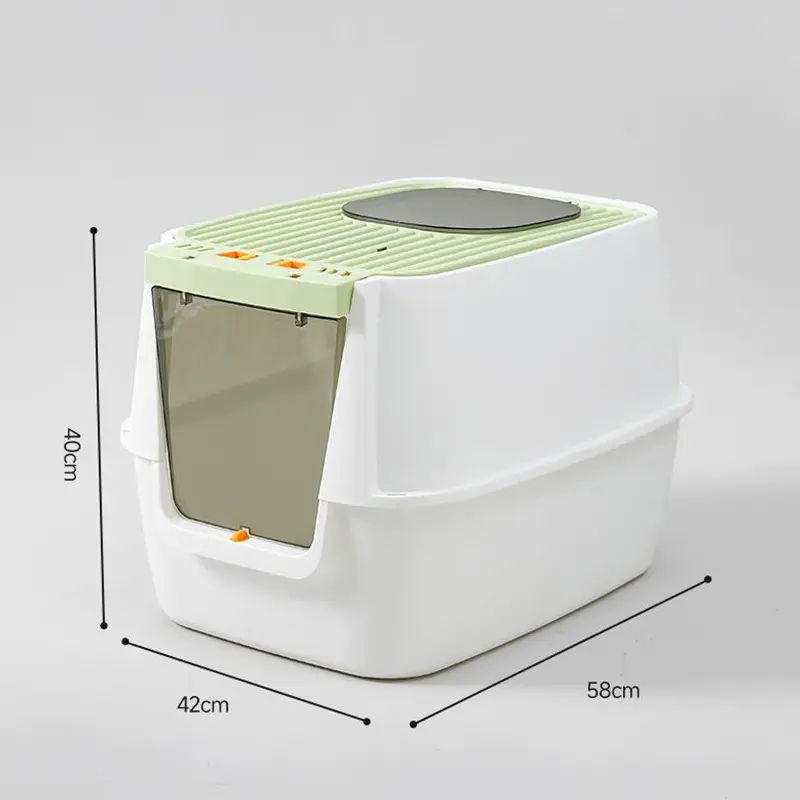 Спрос на полностью закрытые кошачьи туалеты с открывающимся видом растет